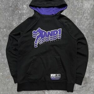 AND1 black and purple hoodie